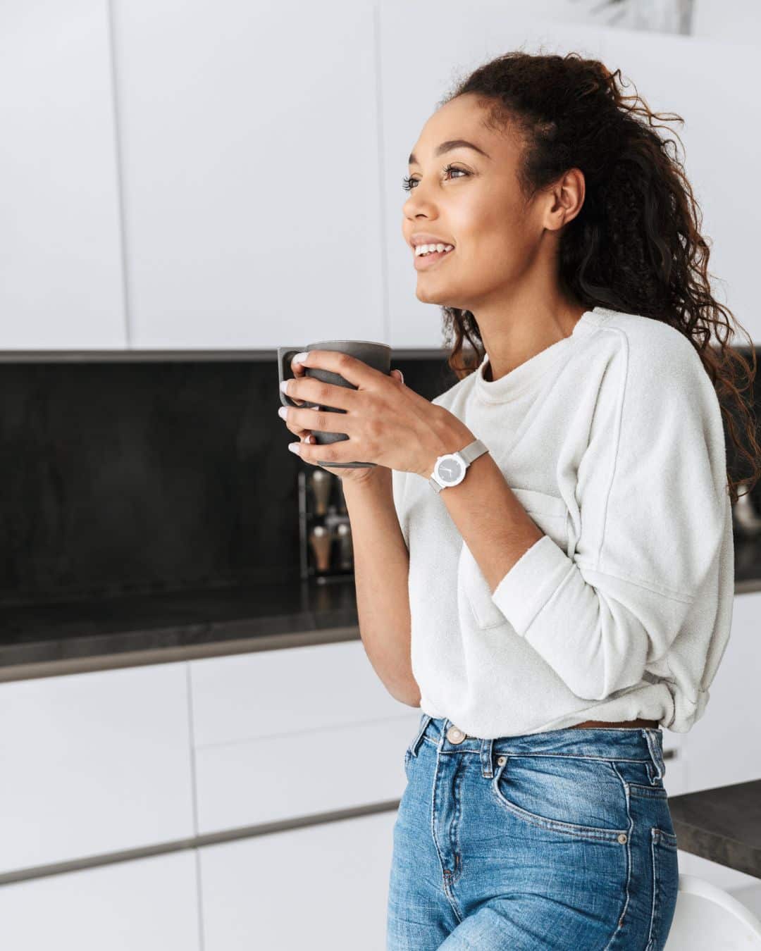 Happy Lady with Clean Home - Bee Natural Cleaning